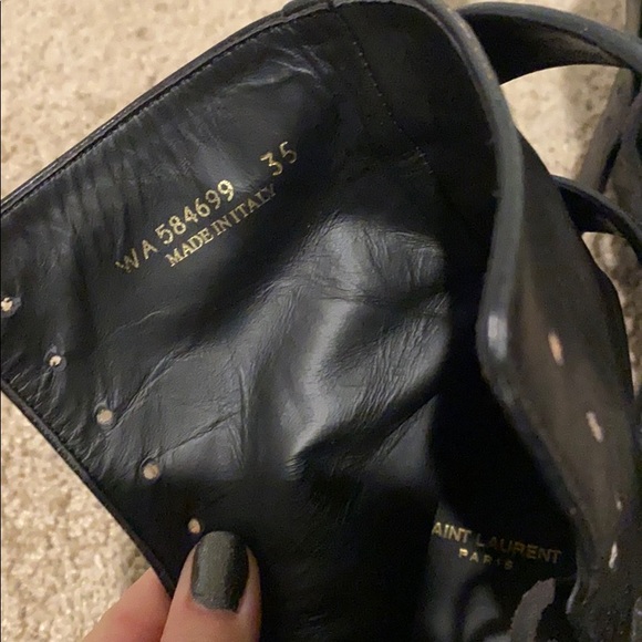 Saint Laurent Combat Boots - Picture 2 of 9